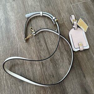 New Michael Kors Crossbody strap replacement and luggage tag genuine leather